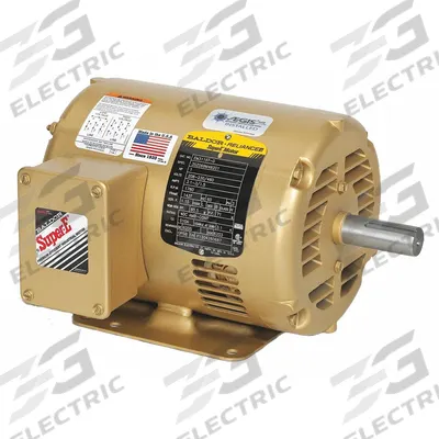 BALDOR General Purpose Motor: Rigid Base Mount, Open Drip Proof, 2 hp, 230V AC/460V AC - Rigid Base 3-Phase General Purpose AC Motors