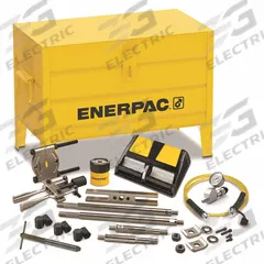 ENERPAC Hydraulic Puller Set: 3.5 ton Capacity with Attachments, 7 ton Cylinder Nominal Capacity (MPN BHP162A). Key specifications — attr98874: ENERPAC; attr96739: Storage Case; attr1177737: Air Pump.
