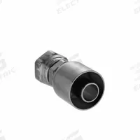 PARKER Hydraulic Crimp Fitting: Steel x Steel, Straight, -16 For Hose Dash Size, Female x Genderless (MPN 1JC43-16-16). Key specifications — Fitting Gender: Female x Genderless; Fitting Connection Type: ORS x Crimp; For Hose Dash Size: -16; Thread Size: 0.511"-27; Brand: PARKER.