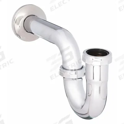 APPROVED VENDOR Trap: Brass, Chrome-Plated, Silver, 1 1/4 in Nominal Pipe Size - P-Traps