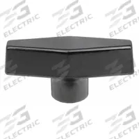 DAVIES Hand Knob: T, Thermoset, 5/16"-18 Thread, 18 mm Thread Lg, 2 in Dia (MPN 3090-J). Key specifications — Brand: DAVIES.