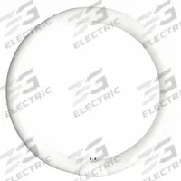 GE LAMPS Circular Fluorescent Bulb: Fluorescent, T9, 4-Pin (G10q), 8 in Circle Dia, 22 W Watt, 4100K (MPN FC8T9/CW). Key specifications — Bulb Shape: T9; Voltage: 61V AC; Brand: GE LAMPS; Color Temperature: 4100K; Bulb Designation: FC8T9/CW.