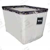 ROYAL BASKET TRUCKS Replacement Liner: G24-CCX-LNN, 54 in x 34 in x 30 in, White, 31.9 cu ft, Canvas. Key specifications — Color: White; Material: Canvas; Brand: ROYAL BASKET TRUCKS; Includes: Nylon Rope; Manufacturer Part Number: G24-CCX-LNN; For Use With: Heavy Duty Basket Trucks.