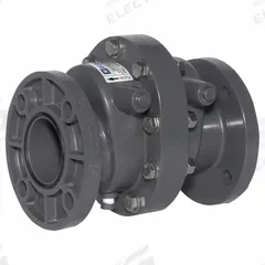 HAYWARD Check Valve: Swing, Inline Valve Body, 3 in Pipe Size, Flange x Flange, PVC, 34°F to 140°F (MPN SW1300E). Key specifications — Brand: HAYWARD.