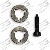 MILLER ELECTRIC Drive Roll & Inlet Guide Kit: 2-Roll, 0.035 in, V-Groove (MPN 204579). Key specifications — attr30202: Millermatic 200; attr30204: SuitCase 8VS; attr30206: Solid; attr30197: MILLER ELECTRIC; attr30194: 204579.
