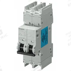 SIEMENS Miniature Circuit Breaker: 1 A Amps, 60V DC, 14 kA, Screw Clamp, 5SJ4, 240V AC, AC/DC (MPN 5SJ42017HG41). Key specifications — DC Voltage Rating: 60V DC; Brand: SIEMENS; Max. AIR Rating: 14 kA; Terminal Connection: Screw Clamp; AC Voltage Rating: 240V AC.