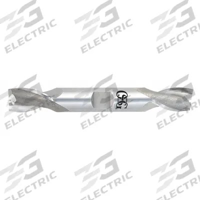 OSG Square End Mill: Cobalt, Double End, 2 Flute, 25 mm Mill Dia, 41.27 mm LOC - Double-End Cobalt Square End Mills