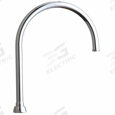 CHICAGO FAUCETS Spout: Spout, Arc, Swivel Spout, Brass, Polished Chrome, Laminar - Gooseneck Faucet Spouts