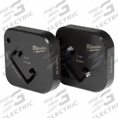 MILWAUKEE Shearing Die: Set of 7/8 in x 1 5/8 in Strut Shearing Dies, For 1 5/8 in Strut Wd (MPN 49-16-0078). Key specifications — attr1254160: M18™; attr1254169: Standard; attr1254180: Set of 7/8 in x 1-5/8 in Strut Shearing Dies; attr1254186: 49-16-0078; attr1254165: Shearing Die.