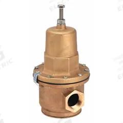 APOLLO Water Pressure Reducing Valve: NPT x NPT, 1/2 in Pipe Size, Bronze, 25 psig to 75 psig (MPN 36HLF20301). Key specifications — Brand: APOLLO; Low-Lead Compliance: Low-Lead Compliant.
