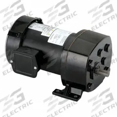DAYTON AC Gearmotor: Parallel, Single Output Shaft, Split-Phase, TEFC, 89 RPM, 220 in-lb Max Torque (MPN 2Z843). Key specifications — Inverter Rated: No; Brand: DAYTON; Full Load Current: 6.0 A.