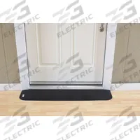 EZ EDGE Door Ramp: 46 in Lg, ADA Compliant, Black, Rubber (MPN MRAEZ0050). Key specifications — Brand: EZ EDGE.