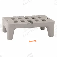 METRO Dunnage Rack: Assembled, 12 in x 22 in x 36 in, Polymer, 1,500 lb Load Capacity, Gray (MPN HP2236PD). Key specifications — Finish: Natural; Color: Gray; Brand: METRO; Material: Polymer; Assembled: Assembled; Bow-Tie Compatible: Yes; Included: Modular Connector.