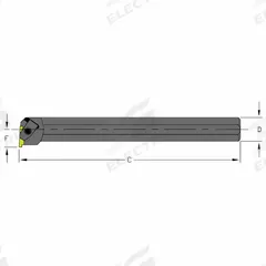 ULTRA-DEX USA Indexable Grooving and Parting Toolholder: S12Q NER2 (MPN 957-000-338). Key specifications — attr257292: S12Q NER2.