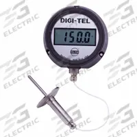 TEL-TRU Digital Thermometer: -75°F to -60°F /-60°C to 400°C, +/- 0.3C, 4.5 in Dial Dia (MPN SD4RB58113-P22IC3-10-C1010). Key specifications — Brand: TEL-TRU; Accuracy: +/- 0.3C.