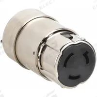 BRYANT Locking Connector: Non-NEMA, Silver, 125V AC, 50 A Current Rating, 2 Poles, 3 Wires (MPN 6360CR). Key specifications — Brand: BRYANT.