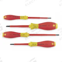 WIHA Insulated Screwdriver Set: 1-10 Pieces, 4 Pieces, Phillips/Slotted Tip, 3.5 mm/4.5 mm Tip Size (MPN 32090). Key specifications — attr1205274: WIHA; attr1205269: 3.5 mm.