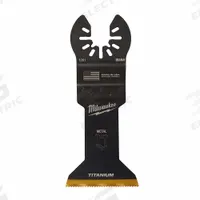 MILWAUKEE Oscillating Tool Blade: 1 3/4 in Blade Wd, 4 1/4 in Overall Lg, Straight Cutting, 10 PK (MPN 49-25-1269). Key specifications — attr1097473: Nail-Embedded Wood; attr1097476: MILWAUKEE; attr1097456: Straight Cutting.