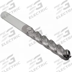 APPROVED VENDOR Ball End Mill: Carbide, TiCN Coated, 4 Flute, 1/2" Mill Dia, 3" LOC, 6" OAL (MPN 229-001067)