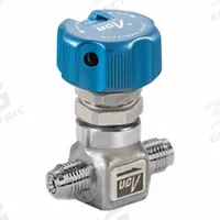 HAM-LET Ultra High Purity Diaphragm Valve: 1/4 in, 316L Stainless Steel, 225 psi Max Pressure (CWP) (MPN 2LDS4R-BV). Key specifications — Diaphragm Material: Chromium Cobalt Nickel; Brand: HAM-LET; Standards: SEMI F20-0305.