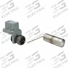 TELEMECANIQUE SENSORS Liquid Level Switch: Close On Rise, DPST-2NC, Aluminum (MPN 9037HW34). Key specifications — Brand: TELEMECANIQUE SENSORS; Electrical Connection Type: Screw Clamp; Float Rod Angle: 45°; Minimum Media Specific Gravity: 0.85.