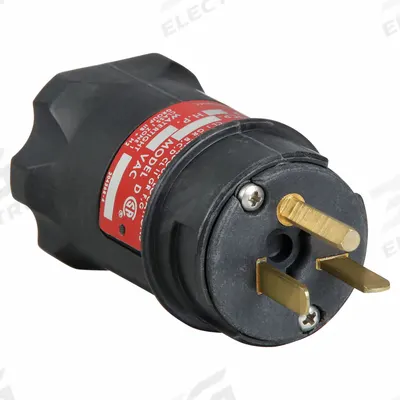 APPLETON ELECTRIC Straight Blade Plug: 6-20P, 250V AC, 20 A, 3 Pole - Hazardous-Location Plugs