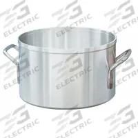 VOLLRATH Sauce Pot: 14 qt Capacity, Aluminum, Welded, Aluminum Handle, NSF Certified, 10 3/4 in Dia (MPN 67414). Key specifications — NSF Certified: Yes; Body Material: Aluminum; Brand: VOLLRATH; Body Style: Straight; Handle Material: Aluminum; Handle Type: Welded; Material: Aluminum.