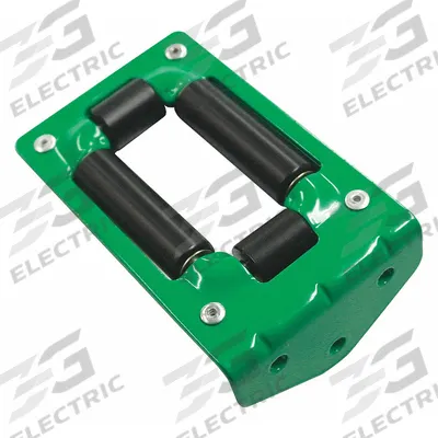 SPEEDAIRE Roller Guide: For RWA Series Reel Series, Nylon, Green, Steel, For 6 7/8 in Reel Wd - Roller Guide Assemblies for Spring-Return Hose Reels