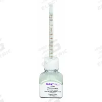 DURAC PLUS Bottle Thermometer: 20°C to 130°C, +/-1.5°C/+/-2°C Above 100°C, 30 mL Bottle Volume (MPN B60600-1100). Key specifications — Bottle Fill Medium: Glass Beads; Temperature Units: Celsius; Accuracy: +/-1.5°C; Brand: DURAC PLUS.