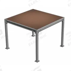 PORTA-KING High Density Board Mezzanine: 8 ft x 8 ft x 9 ft, Unassembled, 64 sq ft (MPN PK-88HD). Key specifications — attr15202: High Density Fiberboard; attr15192: PORTA-KING.