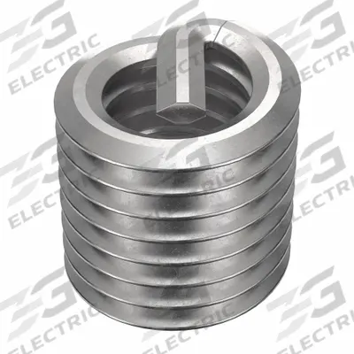 HELI-COIL Helical Insert: Tangless Tang Style, Free-Running, #10-32 Thread Size, Plain - Free-Running Tangless Helical Inserts