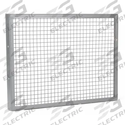 Dayton Outlet Guard: For Use With 2C798/3C073, Outlet, Steel, Baked Enamel, 1/2 in Wire Spacing - Inlet & Outlet Guards