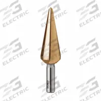 RUKO TOOLS Tube and Sheet Drill: 3 mm to 14 mm, TiN-Coated HSS, 3-Flats Shank (MPN 101001T). Key specifications — attr1234936: Not Impact Rated; attr1234951: 3 mm to 14 mm.