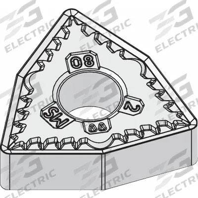 WIDIA Turning Insert: WNMG332MS - Trigon (W) Indexable Turning Inserts