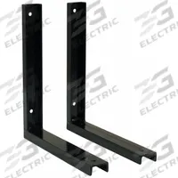 BUYERS PRODUCTS Mounting Bracket: Mounting Bracket, Truck Boxes, 14 in Lg (In.), 15 in Overall Ht (MPN 1701000). Key specifications — Type: Mounting Bracket; Compatible with Product Type: Truck Boxes; Material: Steel; Color: Black; Brand: BUYERS PRODUCTS.