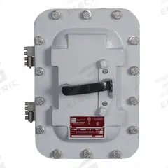 APPLETON ELECTRIC Hazardous Location Circuit Breaker: 3 Poles, 25 A Amps, 240V AC, 18kA at 240V AC (MPN AEAB13225C). Key specifications — Max. AIR Rating: 18kA at 240V AC; Circuit Breaker Included: Cutler-Hammer; Brand: APPLETON ELECTRIC; AC Voltage Rating: 240V AC; Frame Size: 100/EHD.