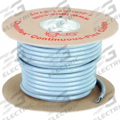 CHAINFLEX Control Cable: 16 AWG Conductor Size, 4 Conductors, PVC, 100 ft, Gray (MPN CF140US-15-04-100). Key specifications — Conductor Size: 16 AWG; Minimum Bend Radius Factor - Fixed: 7.5 x OD; Minimum Bend Radius Factor - Flexible: 8 x OD; Shielding: Shielded; Brand: CHAINFLEX.