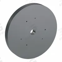 APPROVED VENDOR V-Belt Pulley: 5V3750, 4 Groove, 37.5 in OD, Bushed Bore, F, For 5V/5VX Belt Section (MPN 45V3750F). Key specifications — Pulley Industry Number: 5V3750; Pitch Diameter: 37.5 in (5V); For Belt Section (broad, with similar types): 5V or 5VX.