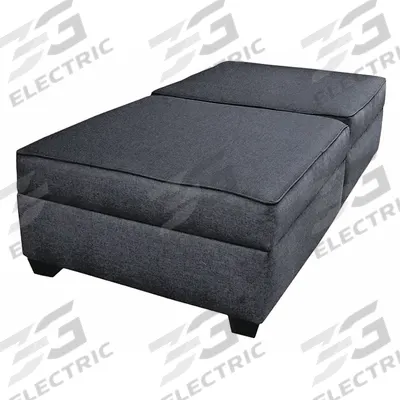 DUOBED Twin Bed/Bench: Blue, 60 in Overall Wd, 30 in Overall Dp, 36 in Overall Ht - Modular Multifunctional Furniture