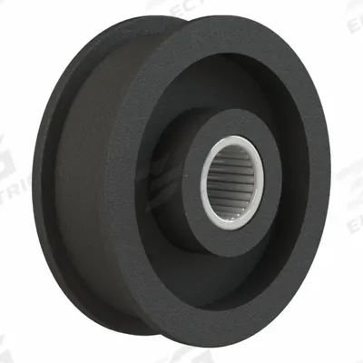 BREWER MACHINE & GEAR Flat Belt Idler Pulley: 1 in Bore, 4.5 in OD, Cast Iron - Flat Idler Pulleys without Flange