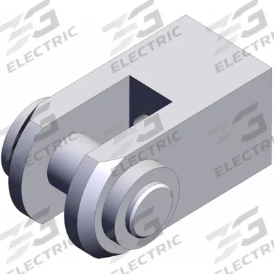SMC Knuckle Joint: Fits 12 mm Bore Dia, M5 x 0.8 Thread Size, Y-G012 - Clevis Mounting Hardware