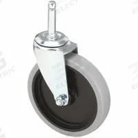 APPROVED VENDOR Stem Caster: Swivel, No Brake, 5 in Wheel Dia., 1 in Wheel Wd, Polyurethane, Plastic (MPN F1IX05041S-S20). Key specifications — attr1111099: APPROVED VENDOR; attr1111095: Gray; attr1176855: Swivel.
