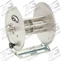 APPROVED VENDOR Hand Crank Hose Reel: 250 ft (3/8 in I.D.), 18 in L x 18 in W x 18 in H, Nitrile (MPN AR151). Key specifications — Hose Capacity: 250 ft (3/8 in I.D.); Overall Dimensions: 18 in L x 18 in W x 18 in H; Seal Material: Nitrile; Reel Color: Silver; Swivel Material: Stainless Steel; Brand: APPROVED VENDOR.