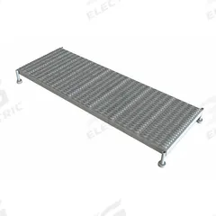 TRI-ARC Adjustable Height Work Platform: 8 in Platform Ht - Max, 24 in Platform Wd, Steel, Adj Ht (MPN WLOS571242). Key specifications — Brand: TRI-ARC; Color: Gray.