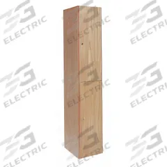 HALLOWELL Wardrobe Locker: 15 in x 18 in x 72 in, Solid, 2 Tiers, 1 Units Wide, Keyed, Light Wood (MPN UW1582-2A-W-RO). Key specifications — attr63993: HALLOWELL; attr64355: Light Wood; attr65028: Solid; attr145898: Plywood; attr64351: Assembled; attr78058: Yes.