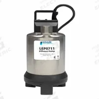 GOULDS Corrosion-resistant construction sump pump: 3/4 hp, 230V AC, 3/8 in Max. Dia. Solids, 3.5 A (MPN LSP0712f). Key specifications — Rated Voltage: 230V AC; Brand: GOULDS; Switch: Not Included.
