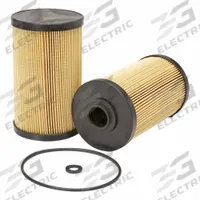 FLEETGUARD Automotive Fuel Filter: 16 in Overall Lg, 3 3/4 in Outside Dia, Diesel Fuel, Diesel (MPN FF5786). Key specifications — Baldwin Interchange: PF7983; FleetGuard Interchange: FF5786; Brand: FLEETGUARD; Compatible Vehicle Make: New Holland.