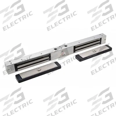 DYNALOCK Electromagnetic Lock: 21 in Lg, 1 1/4 in Wd - Double-Door Magnetic Locks