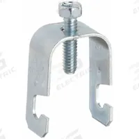 Grid Wire Clamp: 8 AWG to 4 AWG, Steel (MPN RGC). Key specifications — Manufacturer Part Number: RGC; Material: Steel; Color: Gray; Finish: Galvanized; Description/Special Features: Allow Low Resistance Connection Across Bare Metal; Provide Positive Contact with Post; Wire Range: 8 AWG to 4 AWG; Standards: cUL for Positioning Only.