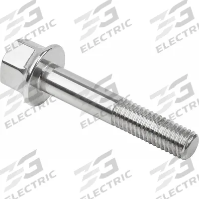 KIPP Hygienic USIT Hex Head Screw: Stainless Steel, Partially Threaded, M16 - Hygienic USIT Flanged Hex Head Screws
